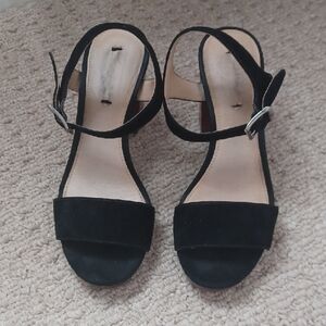 Frye Black Suede Women's Sandals